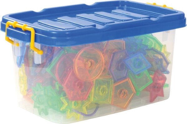 F&auml;delkn&ouml;pfe transparent 144 St&uuml;ck mit 6 Schn&uuml;ren
