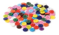 Kn&ouml;pfe bunt 100er Set, 10 mm