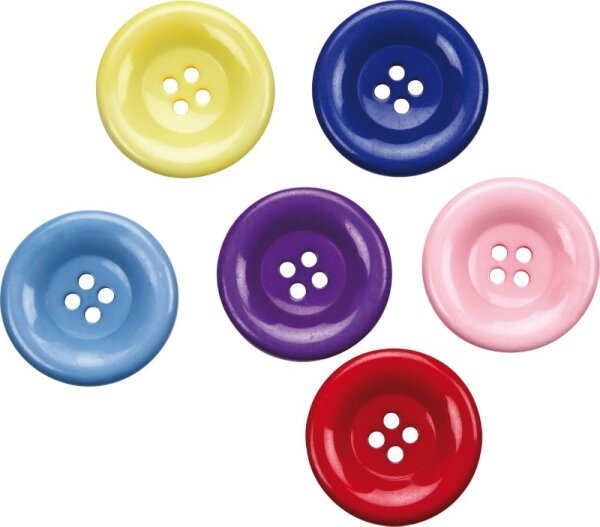 Kn&ouml;pfe bunt 25er Set, 30 mm