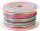 Satinkordel regenbogenfarbig 25 m