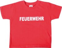 T-Shirt Feuerwehr rot, Gr. 116