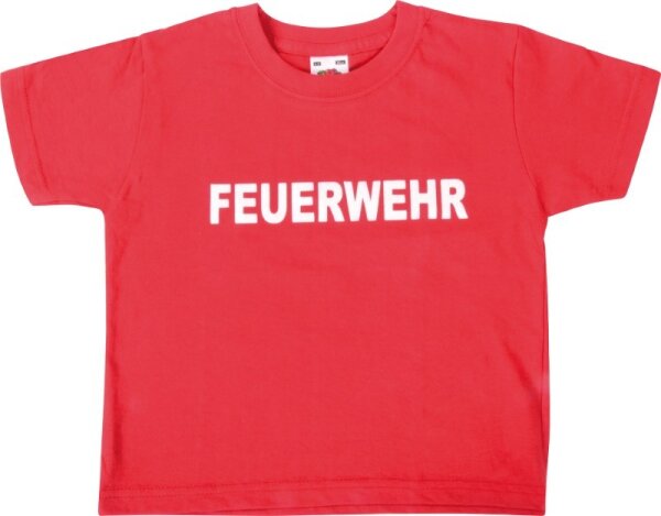 T-Shirt Feuerwehr rot, Gr. 152