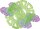 Steckblumen transparent