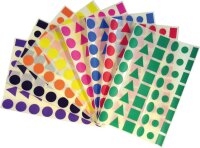 Sticker Formen Uni 1152 St&uuml;ck