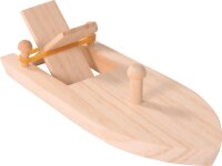 Boot mit Gummiantrieb