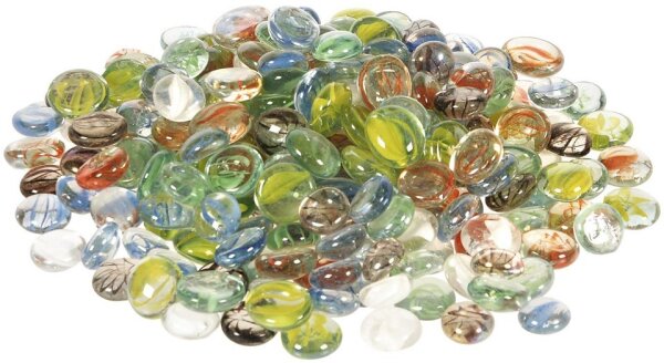 "Glasnuggets ""marmorierter Mix"" 1000g"