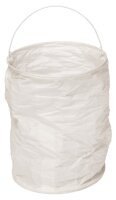 Papierlampions zylindrisch, wei&szlig;