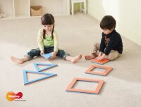 3 D Kreativ Spielmatten farbig 9-tlg.