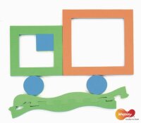 3 D Kreativ Spielmatten farbig 9-tlg.