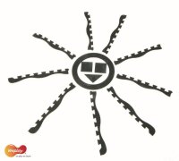 Kreativ Legematte Schwarz-Wei&szlig;