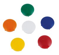 Haft-Magnete 21 mm in Box, 72-tlg.