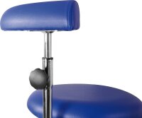 Erzieher/in Stuhl blau 34-41 cm mit freilaufenden