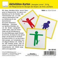 Aktivit&auml;ten-Karten Bewegtes Lernen 20-tlg.