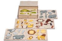 Magnetpuzzle Wildtiere