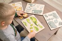 Magnetpuzzle Wildtiere