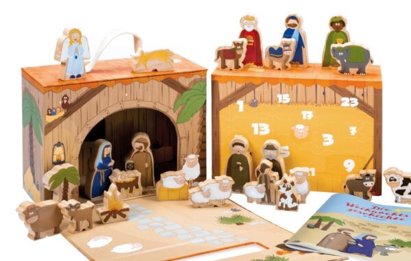 Adventskalender Weihnachtskrippe