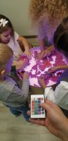 Flie&szlig;sand 1 kg pink