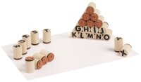 Alphabet Stempel rund