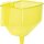 Trichter mit Griff transparent