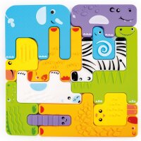 Sensorik Puzzle Tiere 12er Set