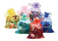 Bunte Organzabeutel 12er Set