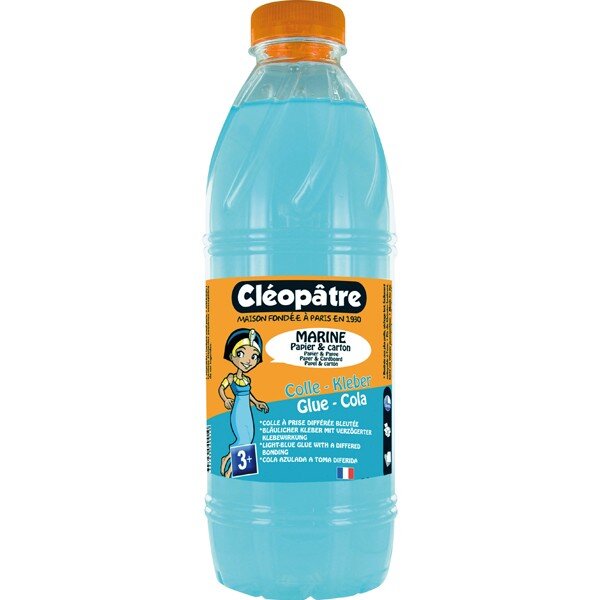 Papierkleber blau 1 Liter