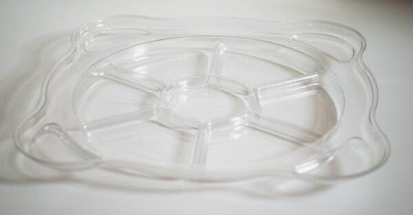 Schale 7-fach transparent f&uuml;r Leuchtk&uuml;bel