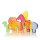 Acryl Wildtiere 6er Set