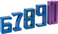 Zahlen-Bausteine 17er Set