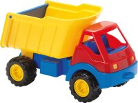 Kipplastwagen mit Fl&uuml;sterreifen