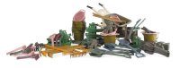 Sandspielset, 80 Teile aus Recyclingmaterial
