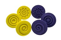 Positiv-Negativstempel 6er Set Nr 2