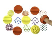 Fingerstempel Muster 8er Set