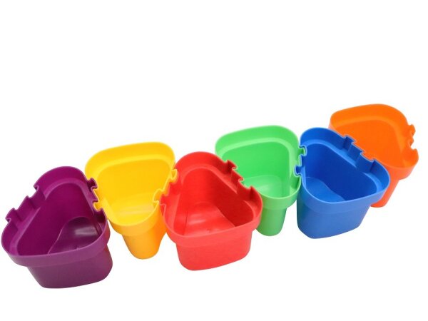 Becher zum Zusammenstecken 6er Set