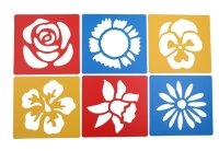 Stencil Blumen