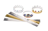 Metallic Kronen 12er Set
