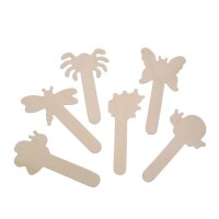 Insekten Holzbastelst&auml;bchen 6er Set