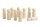 Menschen und Tiere aus Holz 10er Set medium