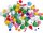 Glitter Pom Poms 100er Set
