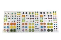 Bunte Wackelaugen 144er Set