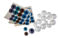 3D Augen Sticker 16er Set