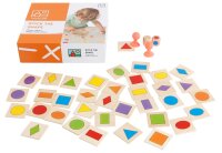 Lernspiel Form & Farbe Stick the shape