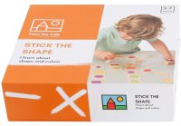 Lernspiel Form & Farbe Stick the shape Box