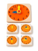 Lernspiel Uhrzeit "What time is it"
