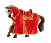 Turnierpferd rot Spielfigur