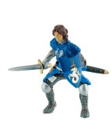 Prinz mit Schwert blau Spielfigur