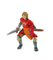 Prinz mit Schwert rot Spielfigur