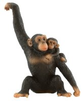Affenmama mit Kind Spielfigur