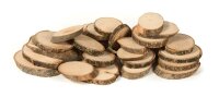 Naturholzscheiben oval 30er Set