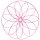 Mandala-Kreisel 2-teilig 10,5 cm 6er Set